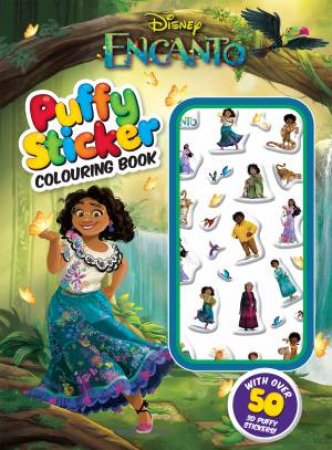 Encanto: Puffy Sticker Colouring Book