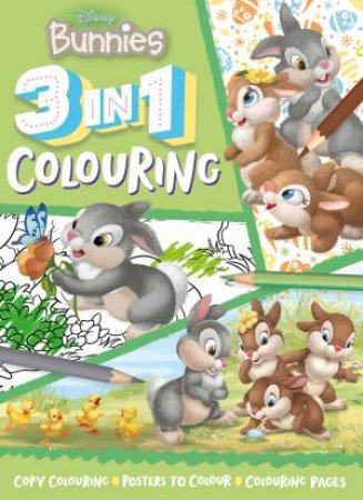 Disney Bunnies: 3 In 1 Colouring